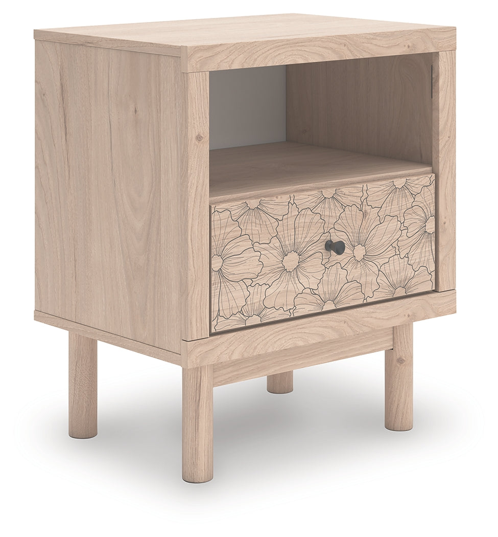 Arloster White/Tan Twin Day Bed with Storage, Dresser and Nightstand - Ornate Home