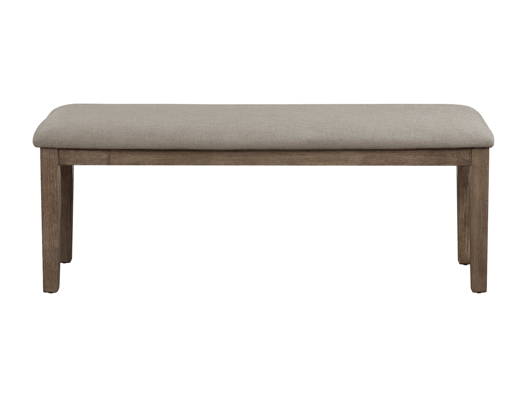 Armhurst Gray/Wire Brushed Brown Bench - Ornate Home