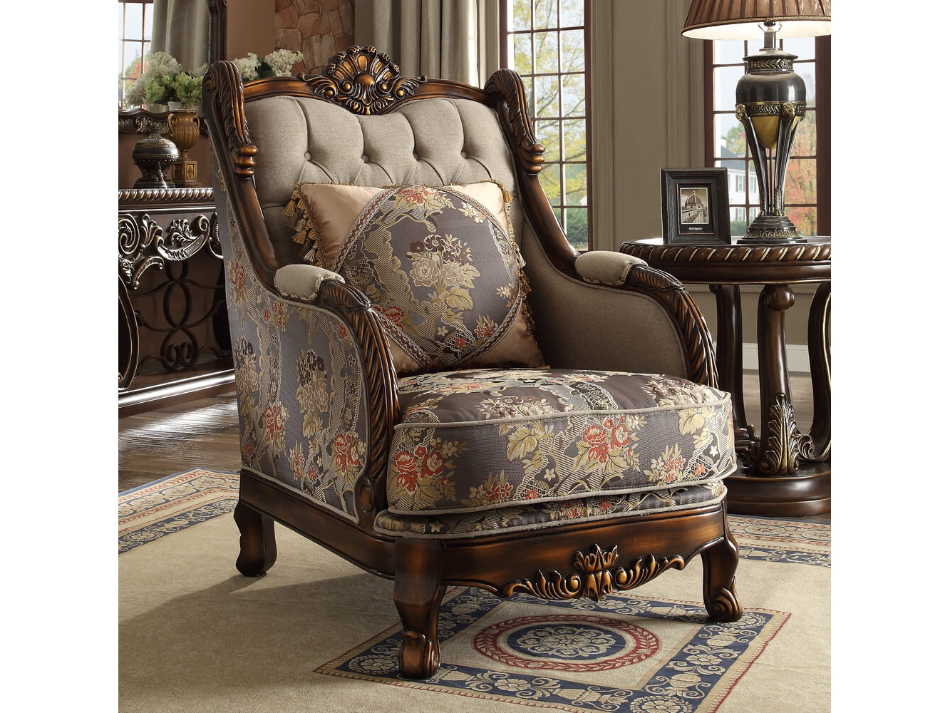 Armonia Mohagany Chair / HD-1623 - Ornate Home