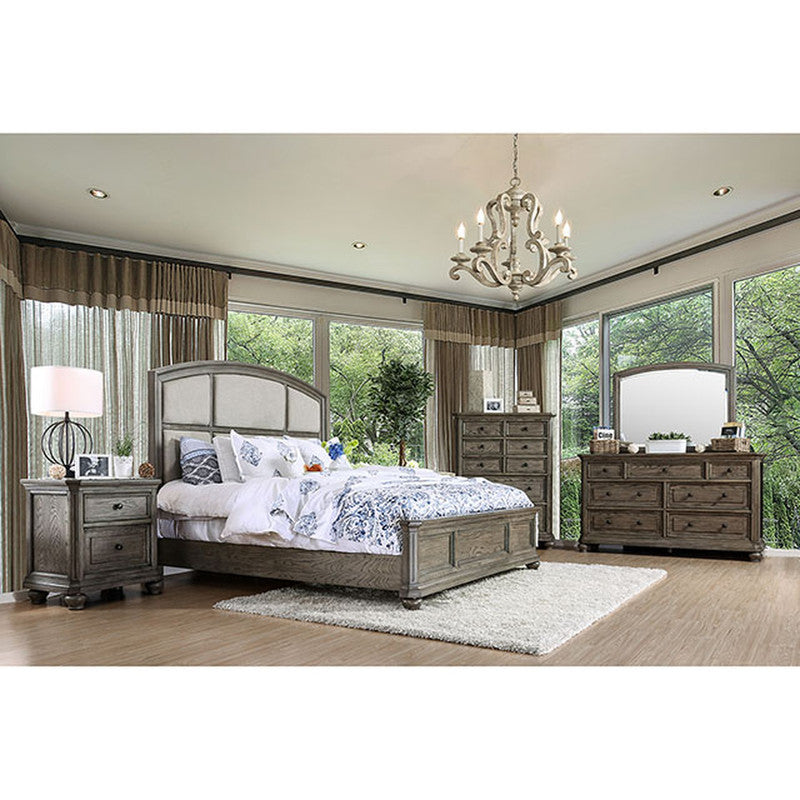 Armus Wire-Brushed Gray Mirror - Ornate Home