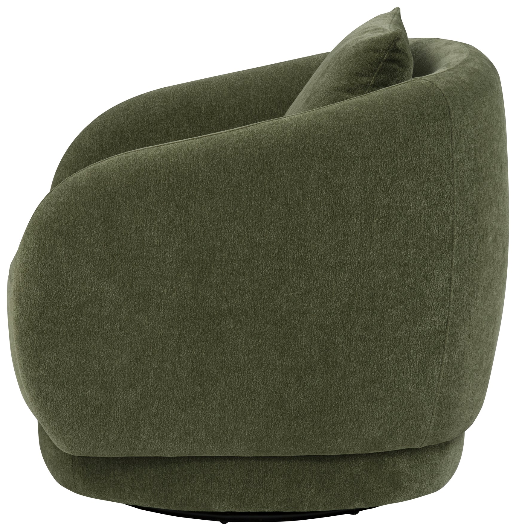 Arnaud Green Chenille Upholstered Swivel Accent Chair - Ornate Home