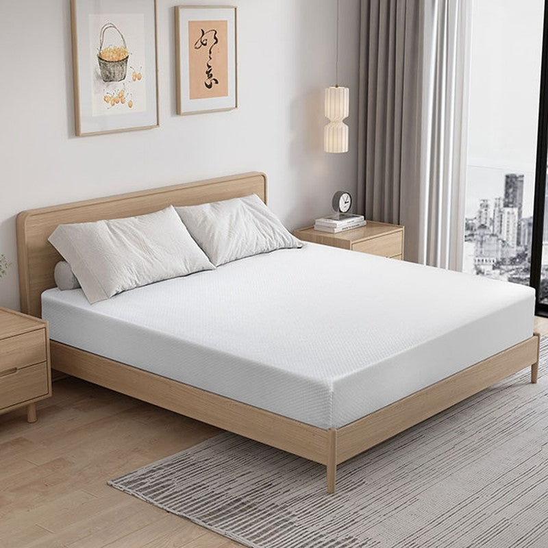Artemisia White 12" Queen Memory Foam Mattress - Ornate Home