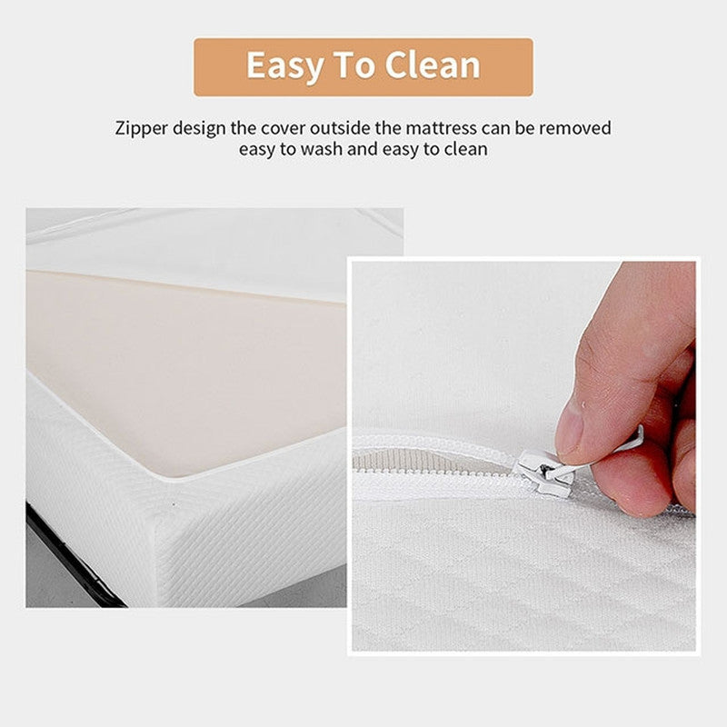 Artemisia White 8" E.King Memory Foam Mattress - Ornate Home