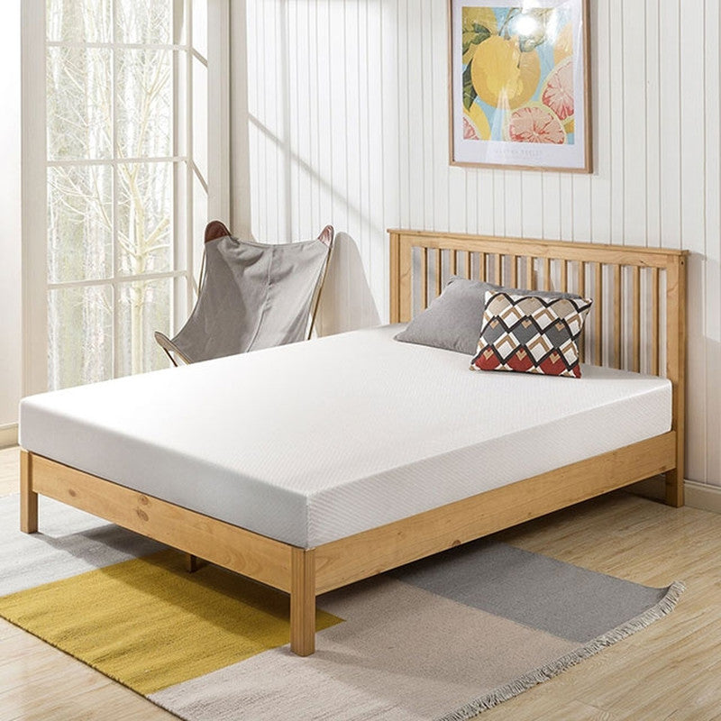 Artemisia White 8" Twin Extra Long Memory Foam Mattress - Ornate Home
