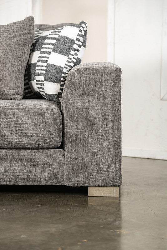 Artesia Charcoal Gray Sectional - Ornate Home