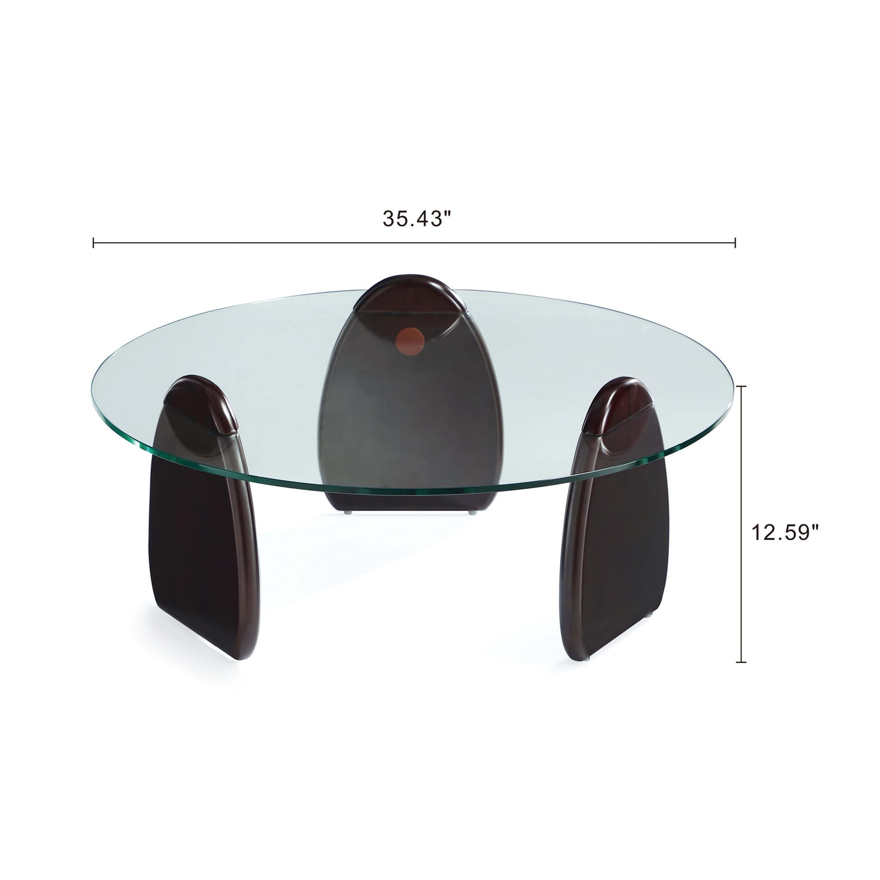 Artesia Coffee Table and End Table in Dark Walnut (set of 2) - Ornate Home