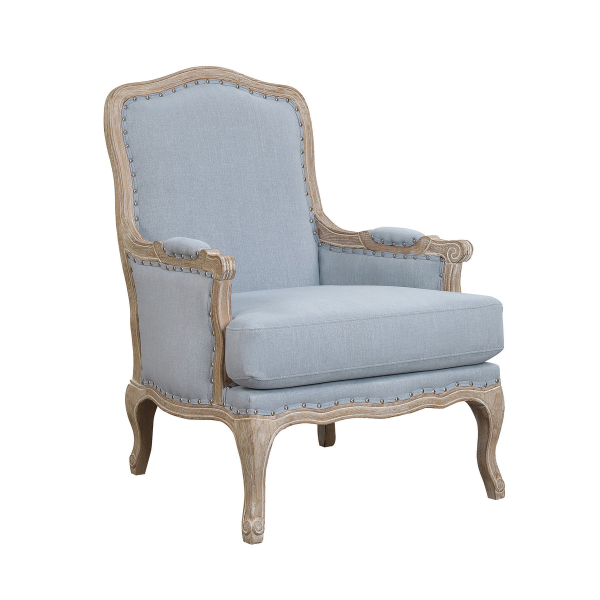 Artesia Midtown Light Blue Arm Chair - Ornate Home