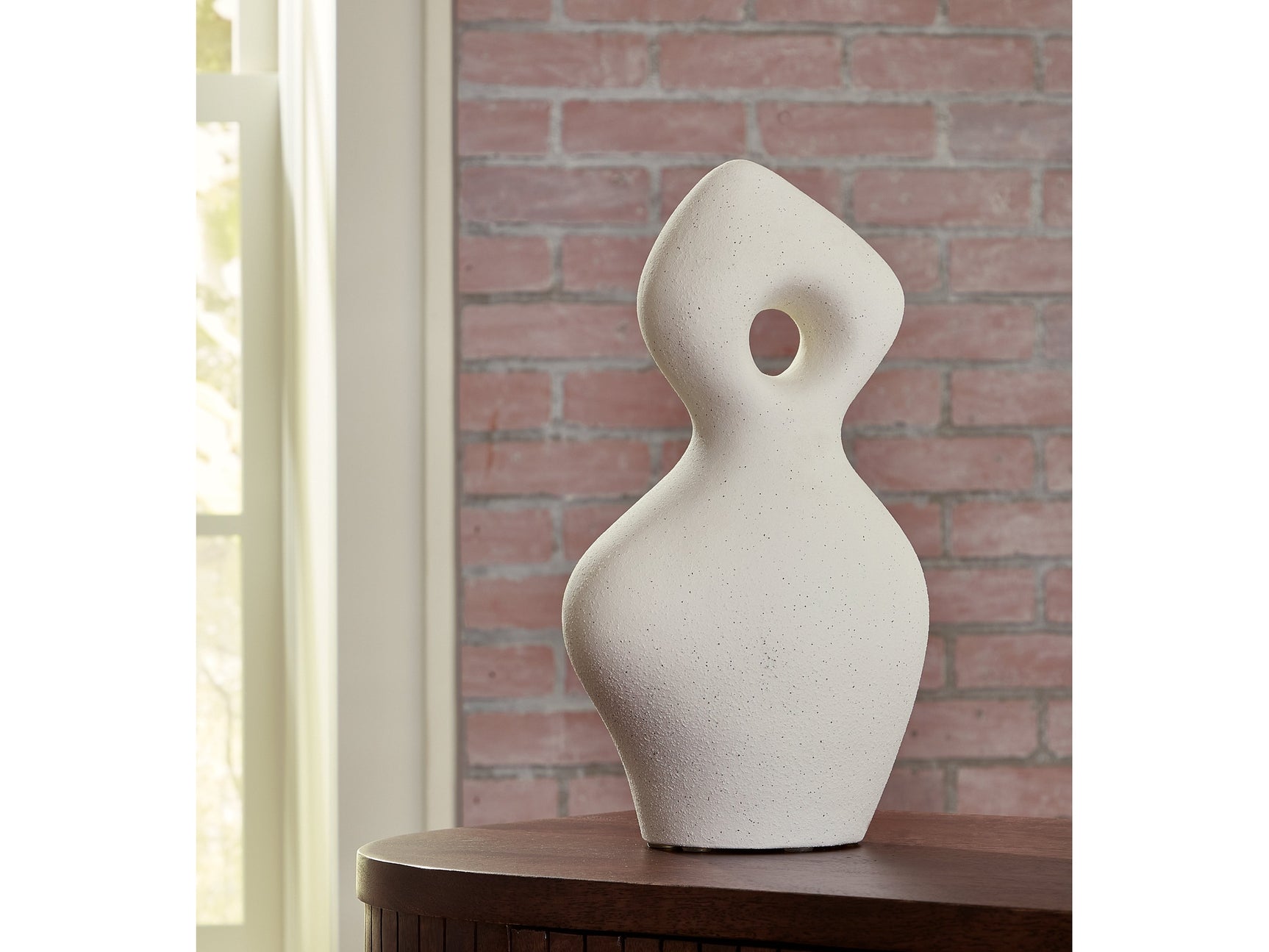 Arthrow Off White Sculpture (14.75"H) (Online Special Price) - Ornate Home