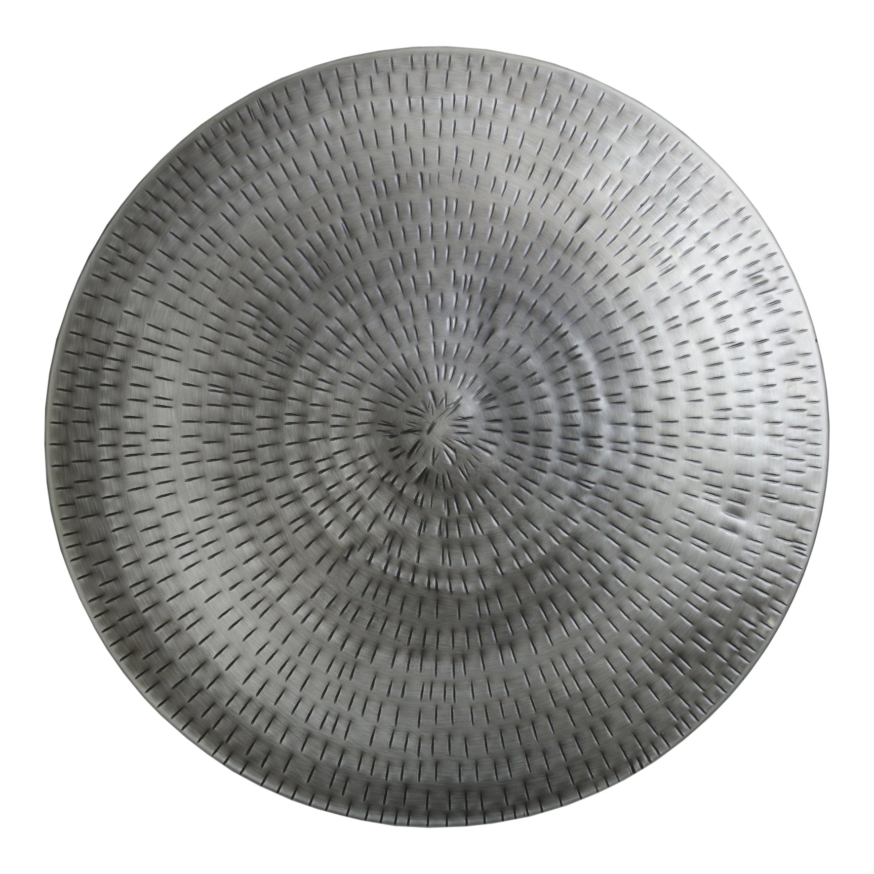 Arthur Antique Nickel Accent Table - Ornate Home