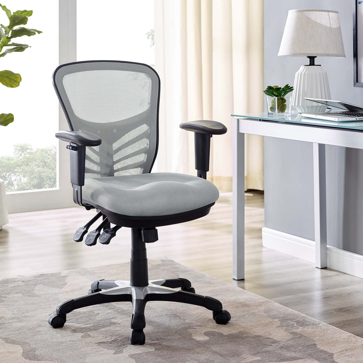 Articulate Gray Mesh Office Chair - Ornate Home