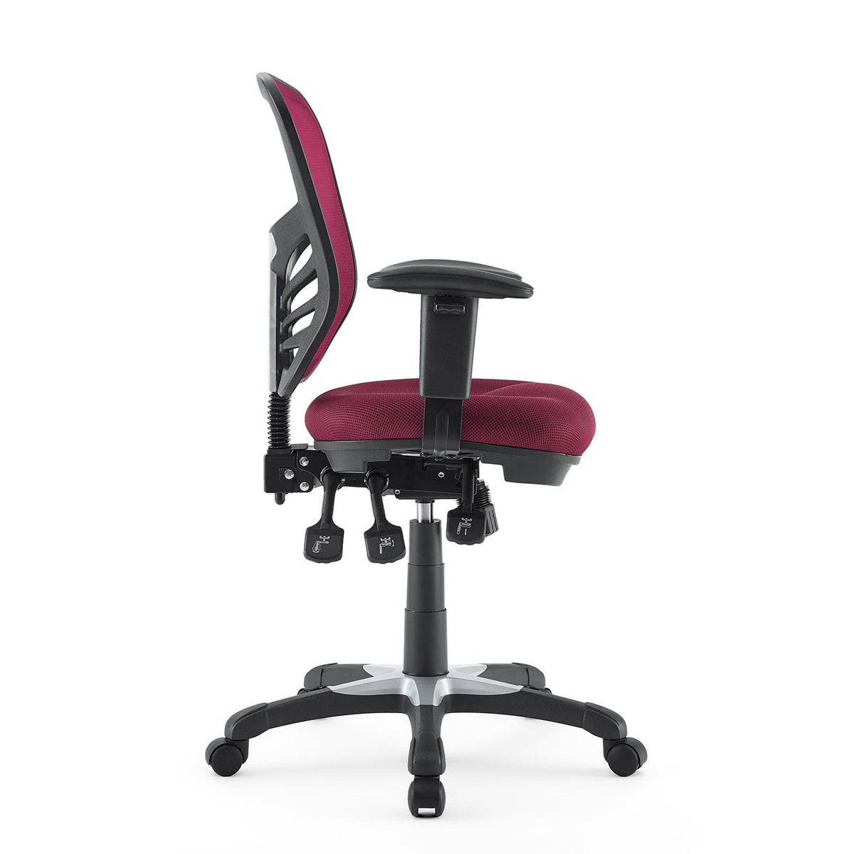 Articulate Red Mesh Office Chair - Ornate Home