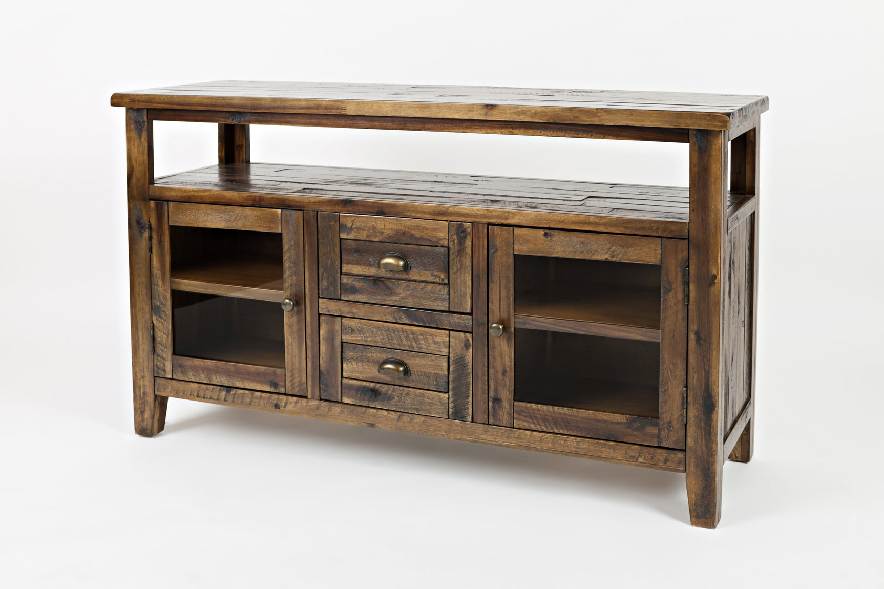 Artisan's Craft Dakota Oak Storage Console - Ornate Home