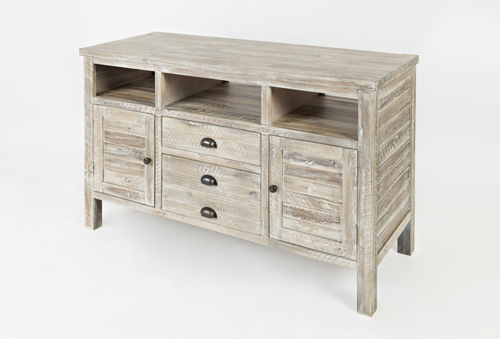 Artisan's Craft Washed Grey 50 Media Console - Ornate Home