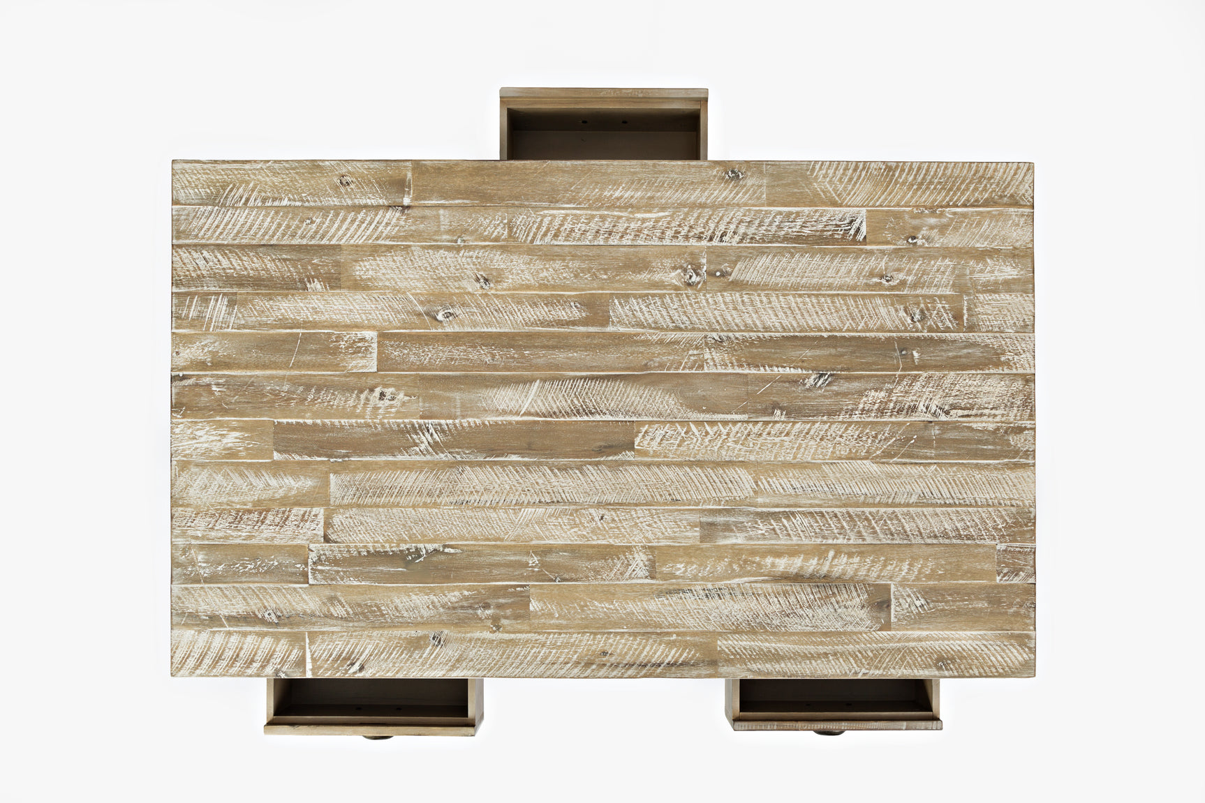 Artisan's Craft Washed Grey Cocktail Table - Ornate Home