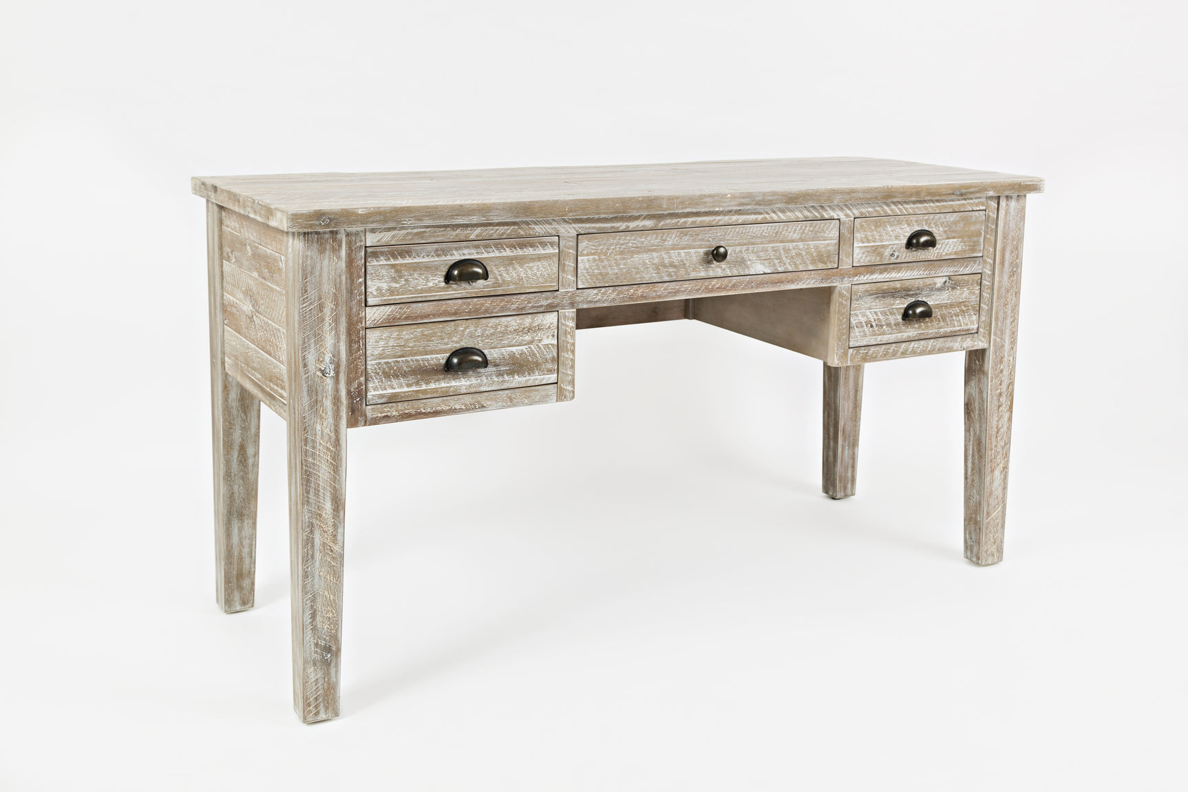 Artisan's Craft Washed Grey Desk - Ornate Home