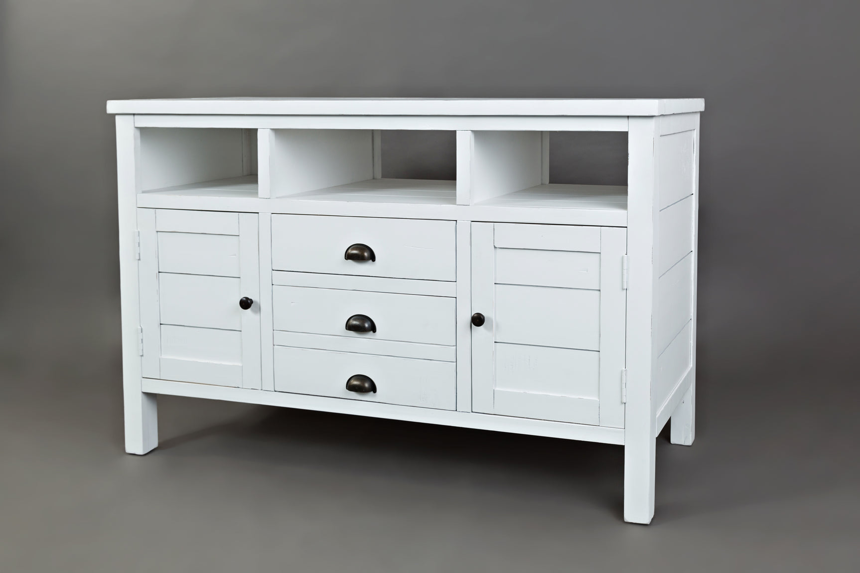 Artisan's Craft Weathered White 50 Media Console - Ornate Home