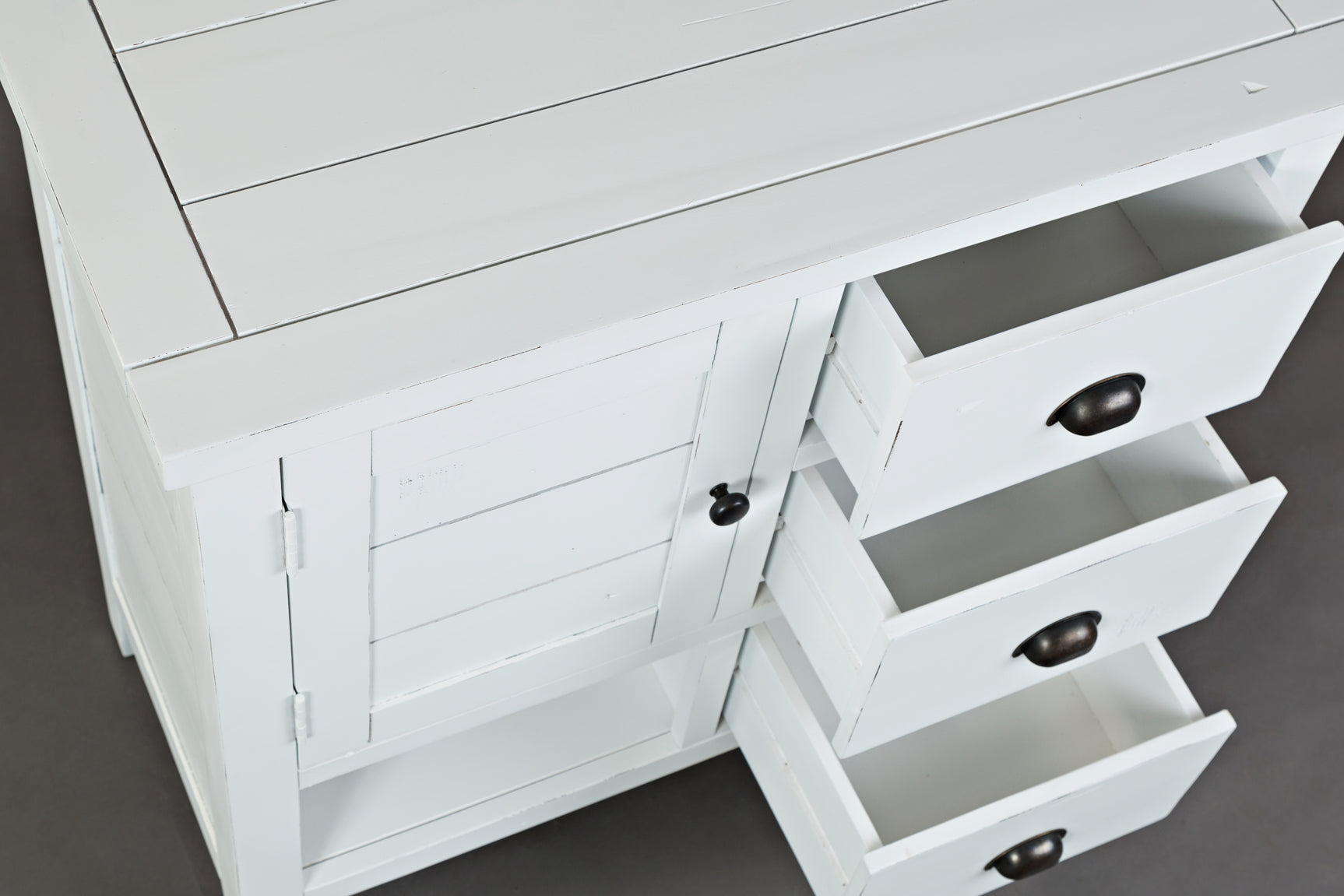 Artisan's Craft Weathered White Accent Chest - Ornate Home