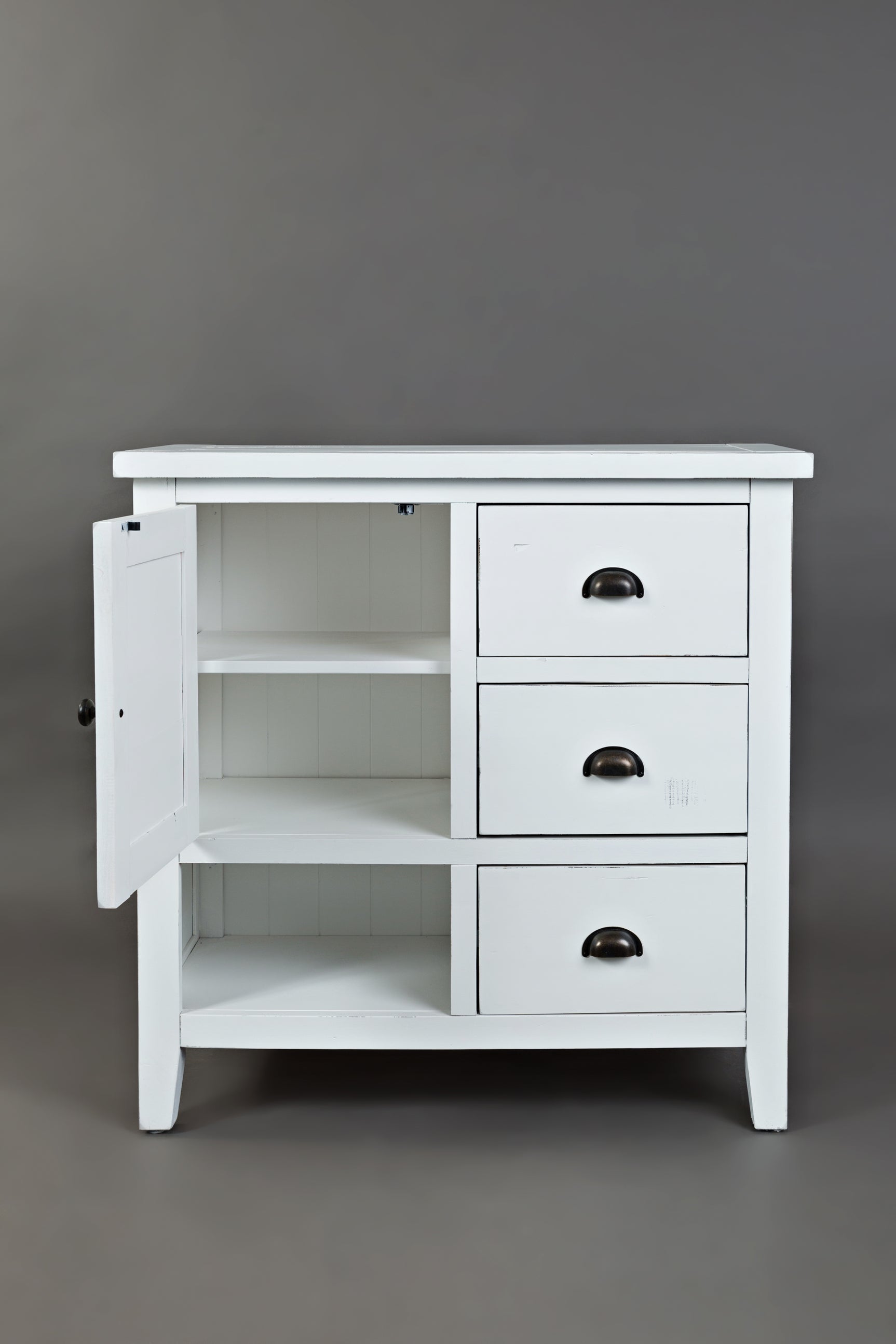 Artisan's Craft Weathered White Accent Chest - Ornate Home
