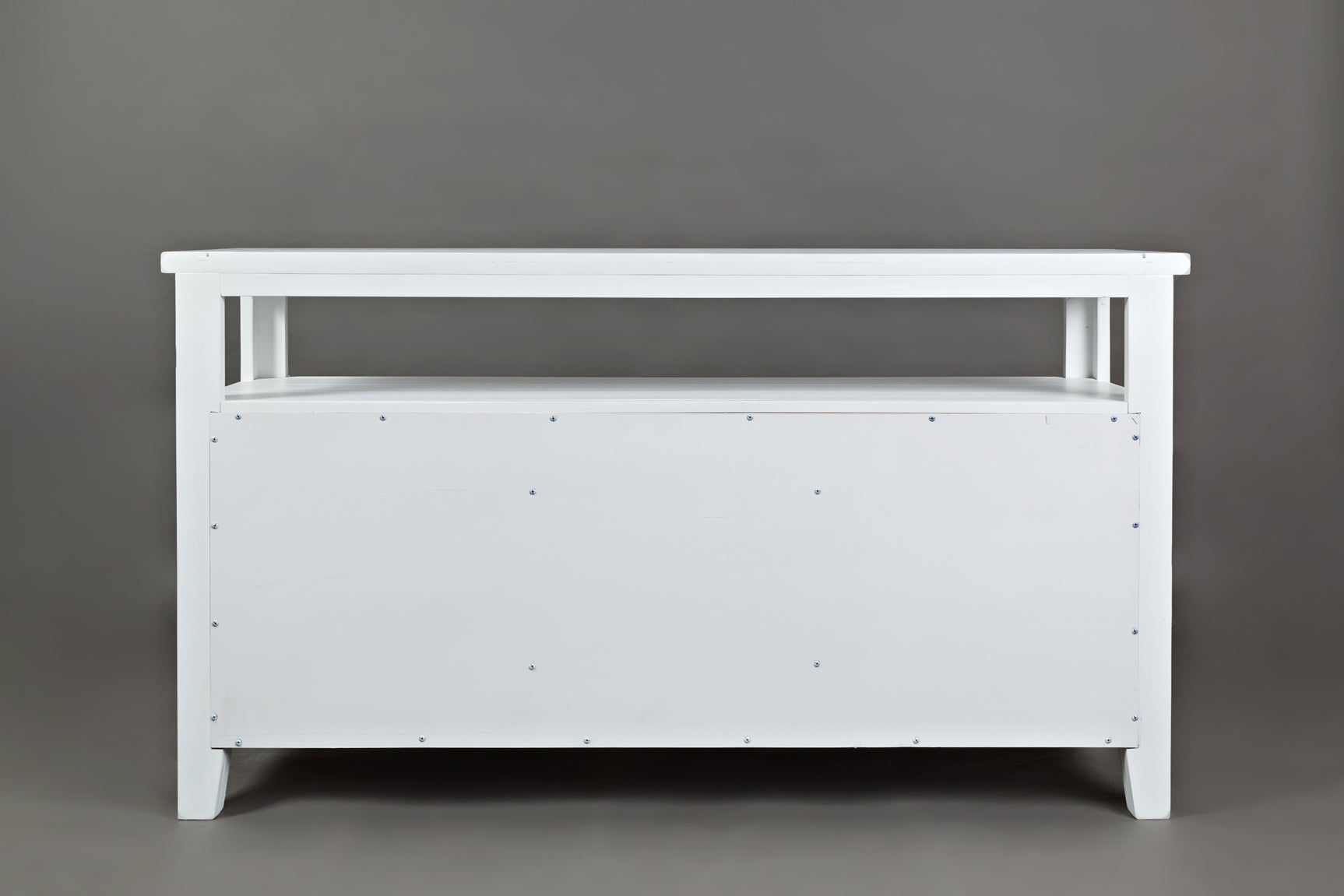 Artisan's Craft Weathered White Storage Console - Ornate Home