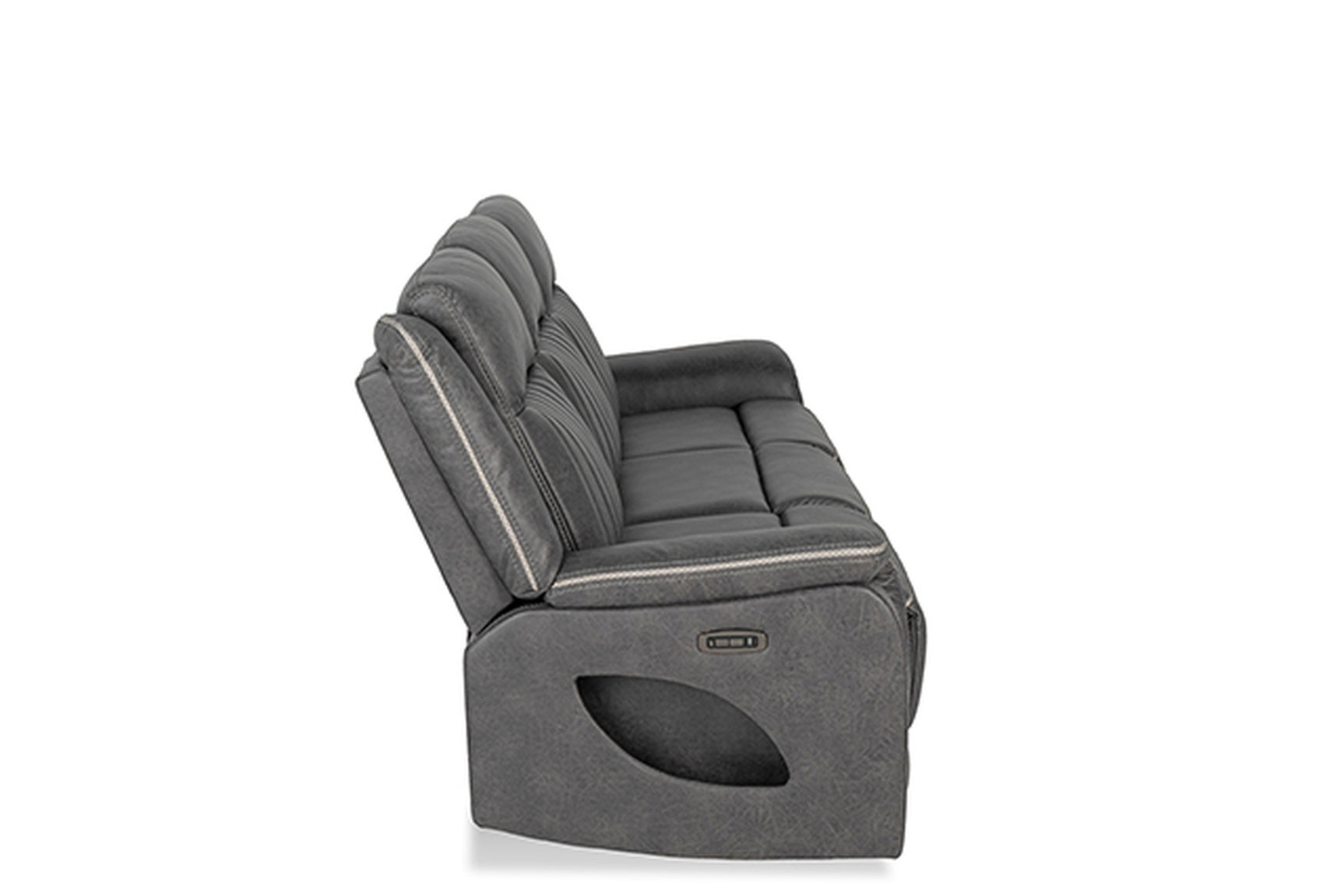 Arturus Dark Gray Power Sofa + Loveseat - Ornate Home