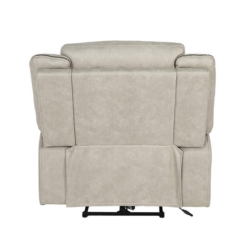Arturus Light Brown Power Recliner - Ornate Home
