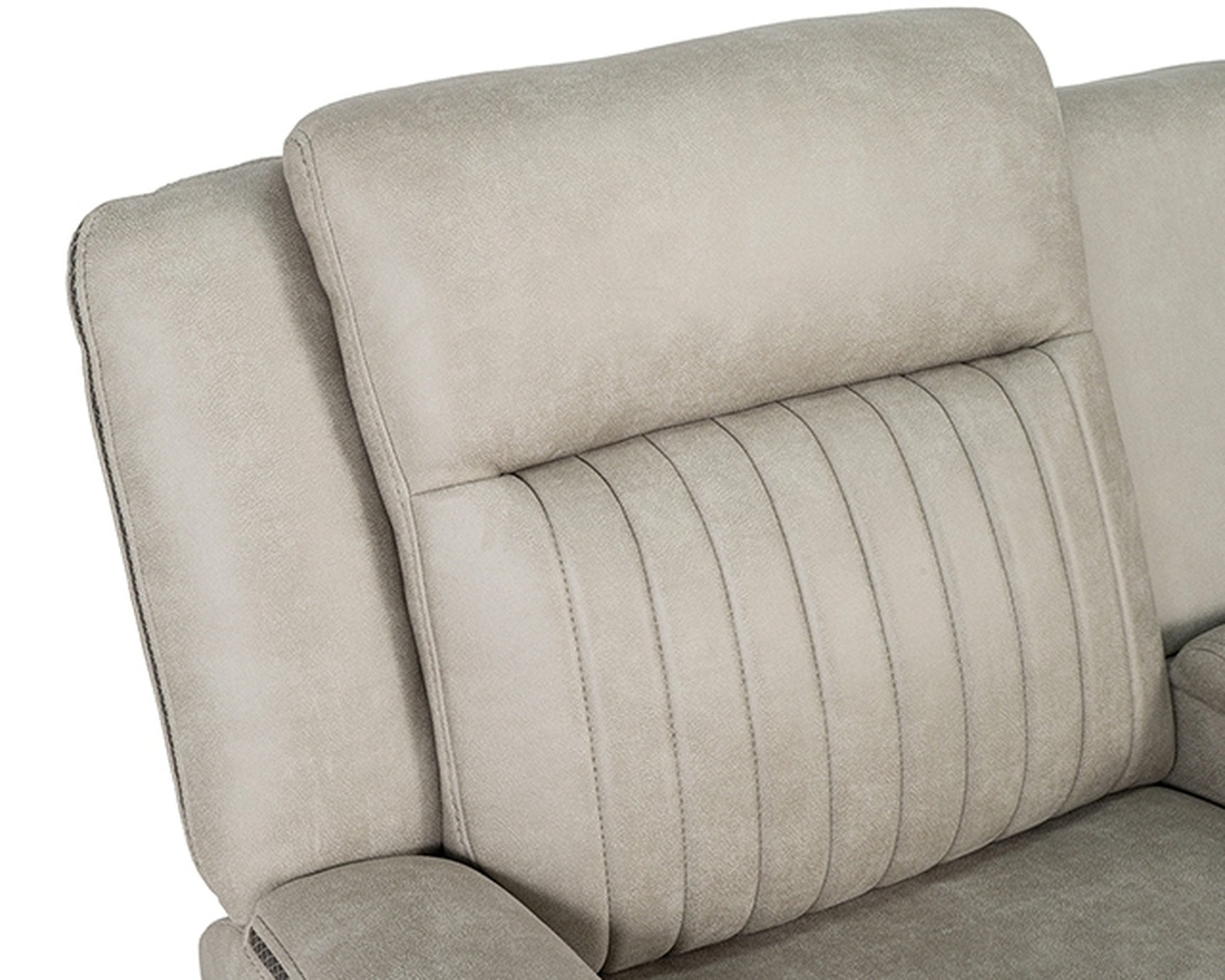 Arturus Light Brown Power Sofa + Loveseat - Ornate Home