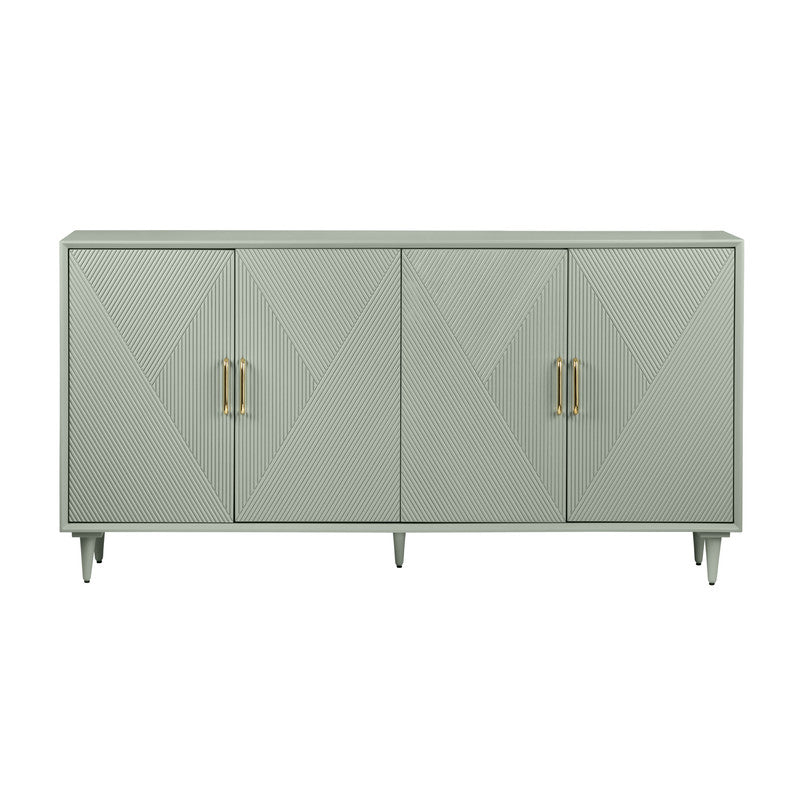 Arvada Green Four-Door Sideboard - Ornate Home
