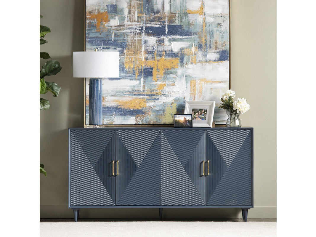Arvada Navy Sideboard - Ornate Home