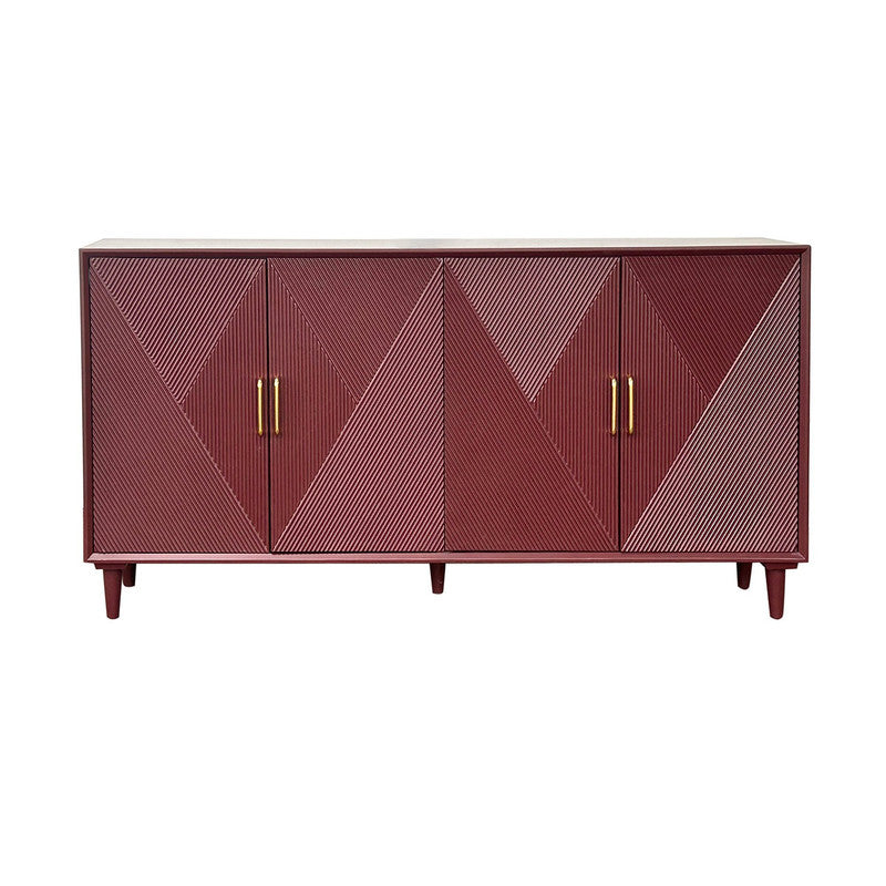 Arvada Red Four-Door Sideboard - Ornate Home