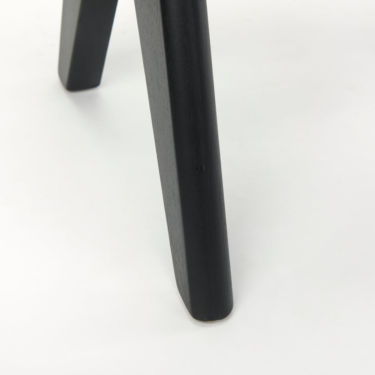 Arvin Black Wooden Stool - Ornate Home