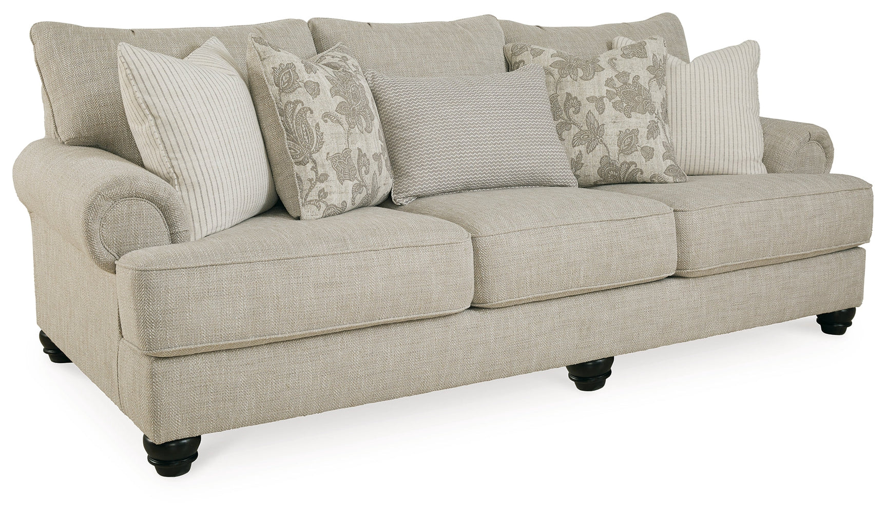 Asanti Fog Sofa, Loveseat and Ottoman - Ornate Home