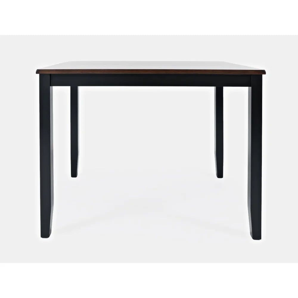 Asbury Park Black/Autumn Brown Counter Dining Table, (2) Stools, Bench - Ornate Home