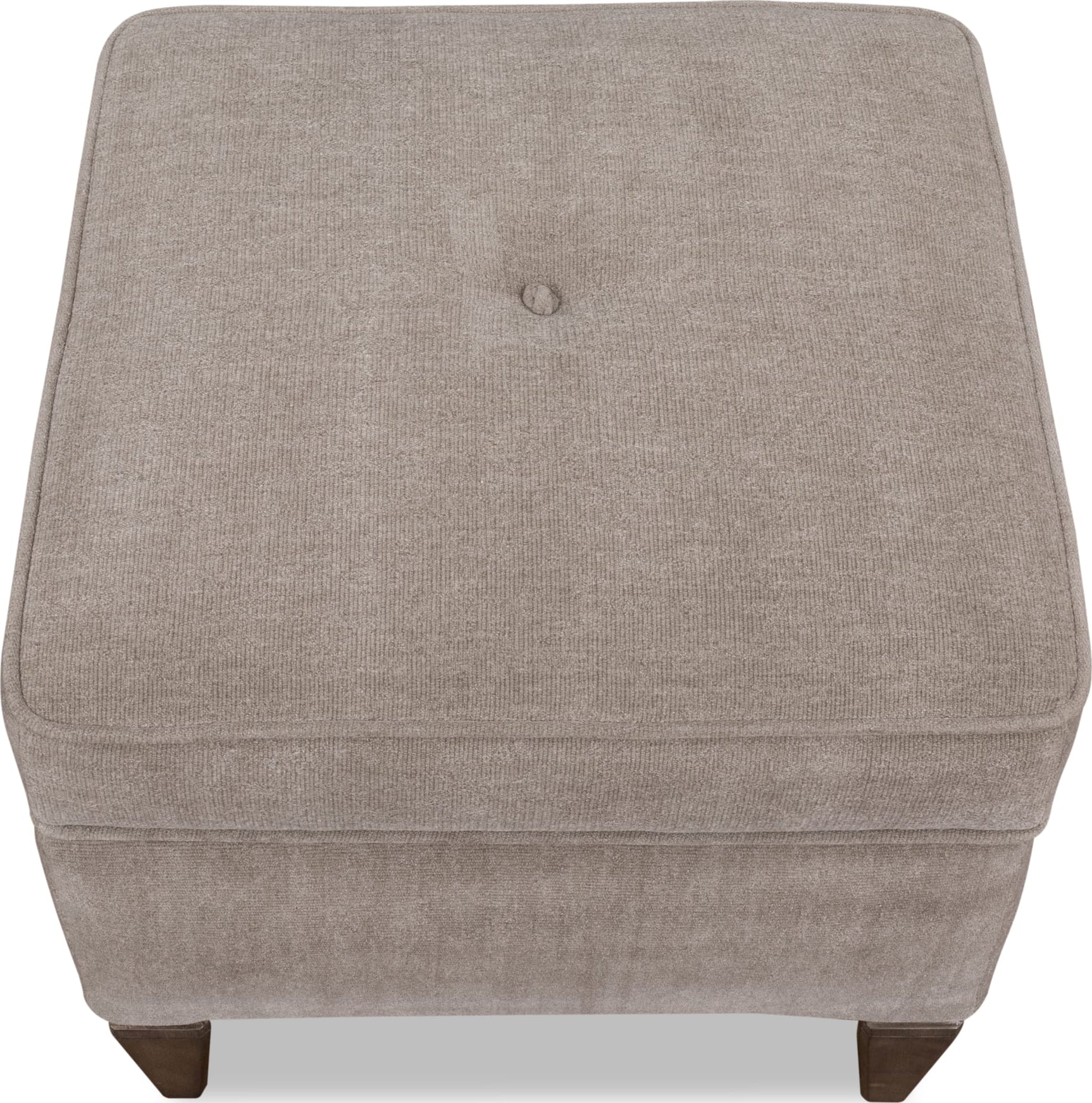 Ascott Mulch/Pecan Pie Upholstered Ottoman - Ornate Home