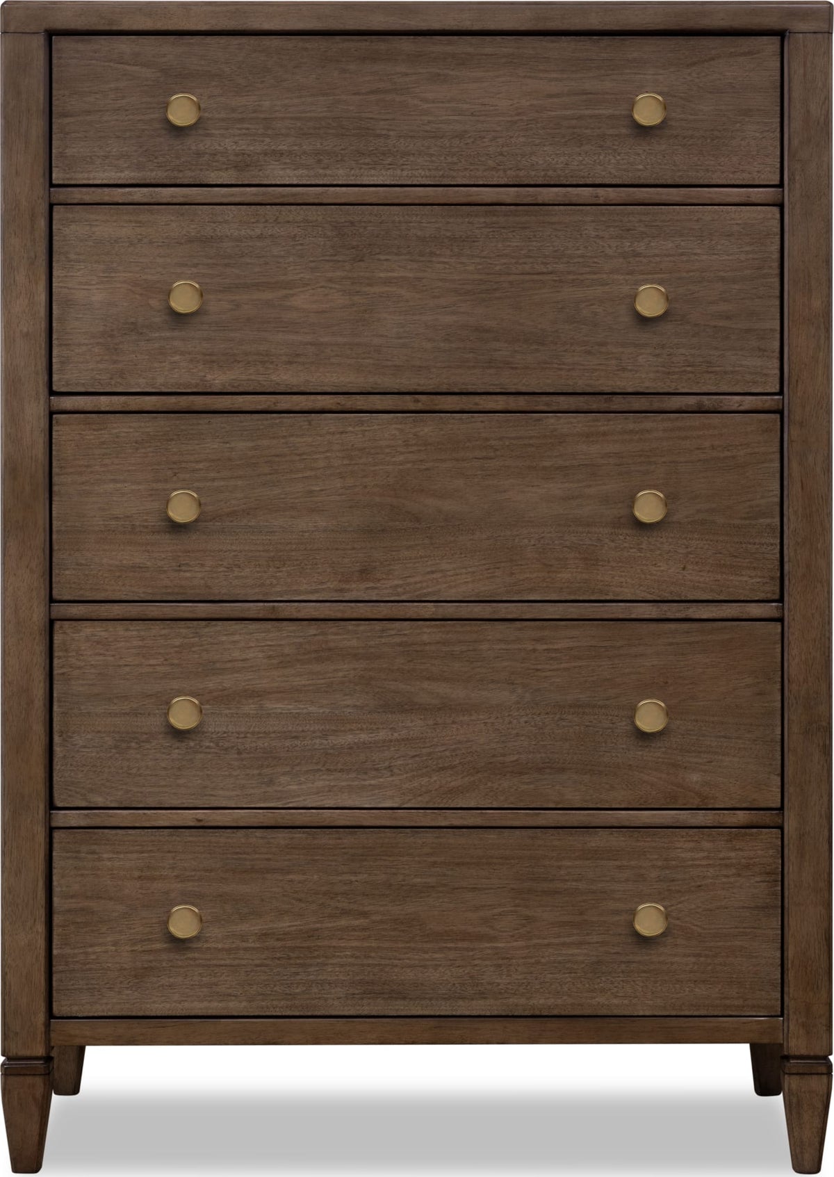Ascott Pecan Pie 5 Drawer Chest - Ornate Home