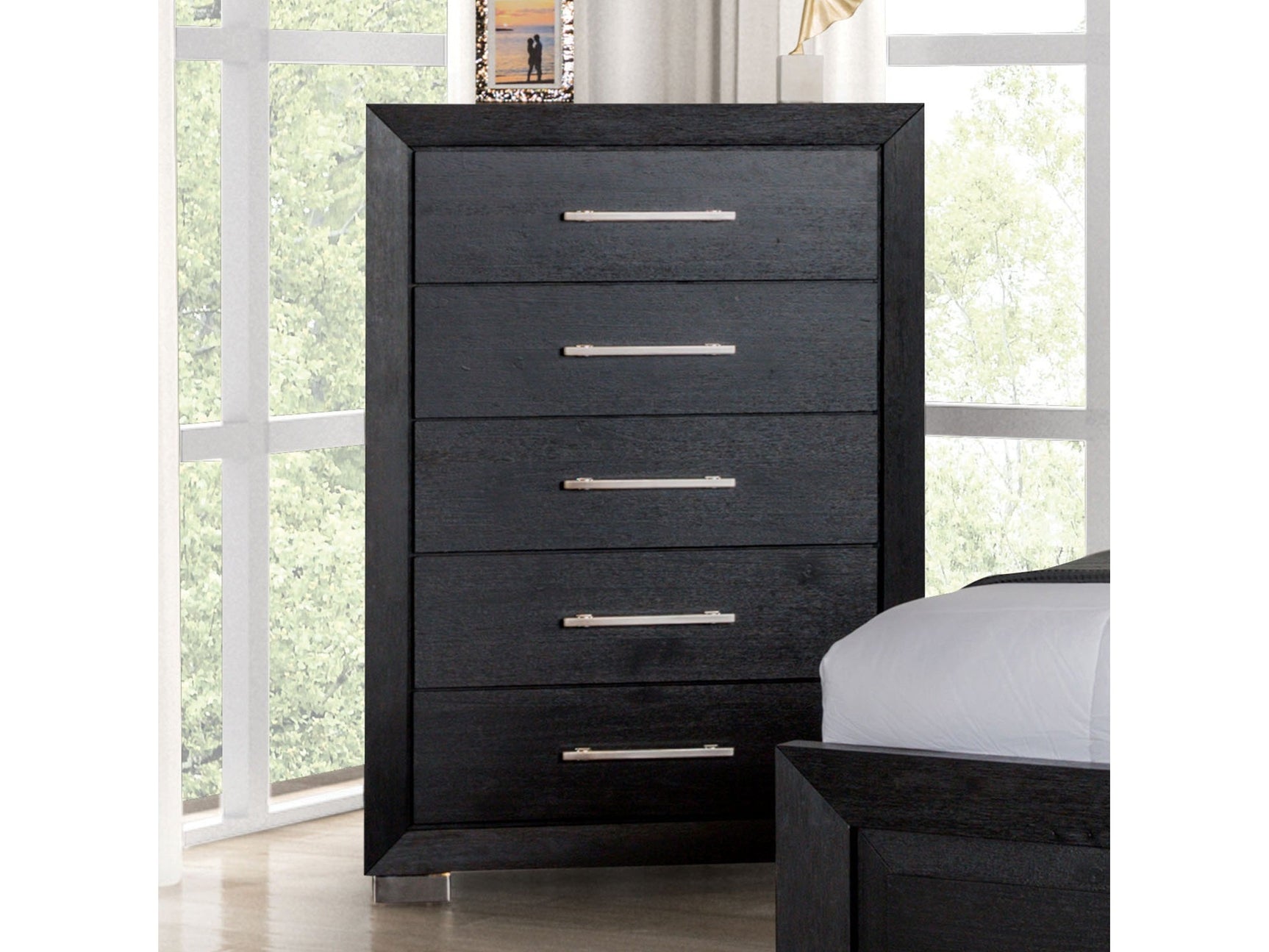 Ashbourne Black Chest - Ornate Home