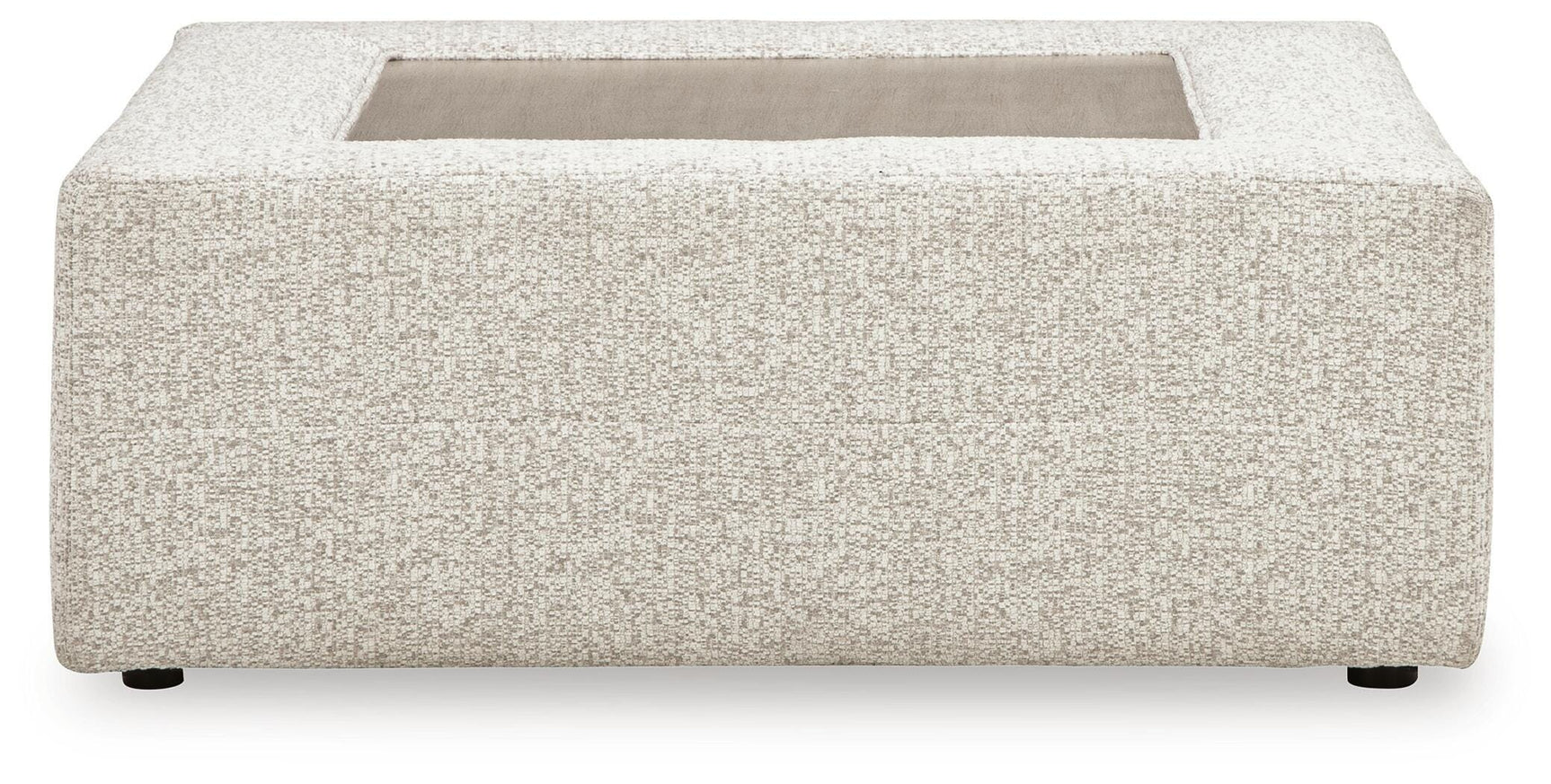 Ashbourne Estate Snowstone Oversized Accent Ottoman - Ornate Home