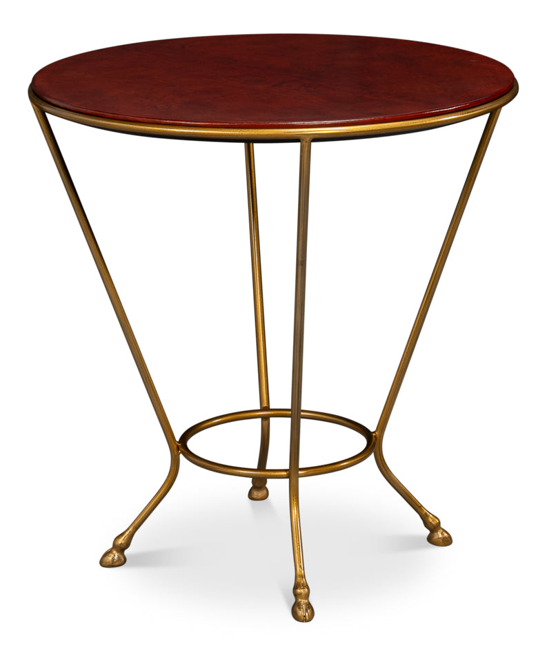 Ashbourne Regency Antique Gold/Antique Brown Side Table - Ornate Home