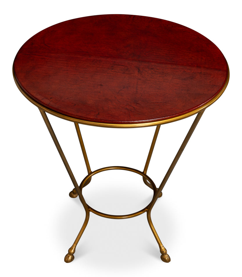 Ashbourne Regency Antique Gold/Antique Brown Side Table - Ornate Home