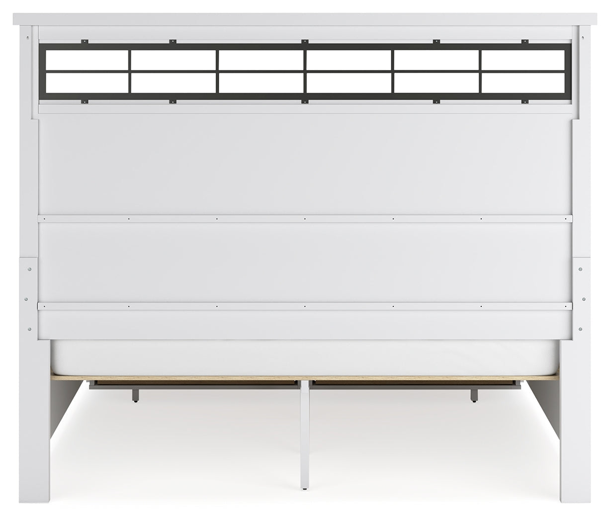 Ashbryn White/Natural California King Panel Storage Bed - Ornate Home