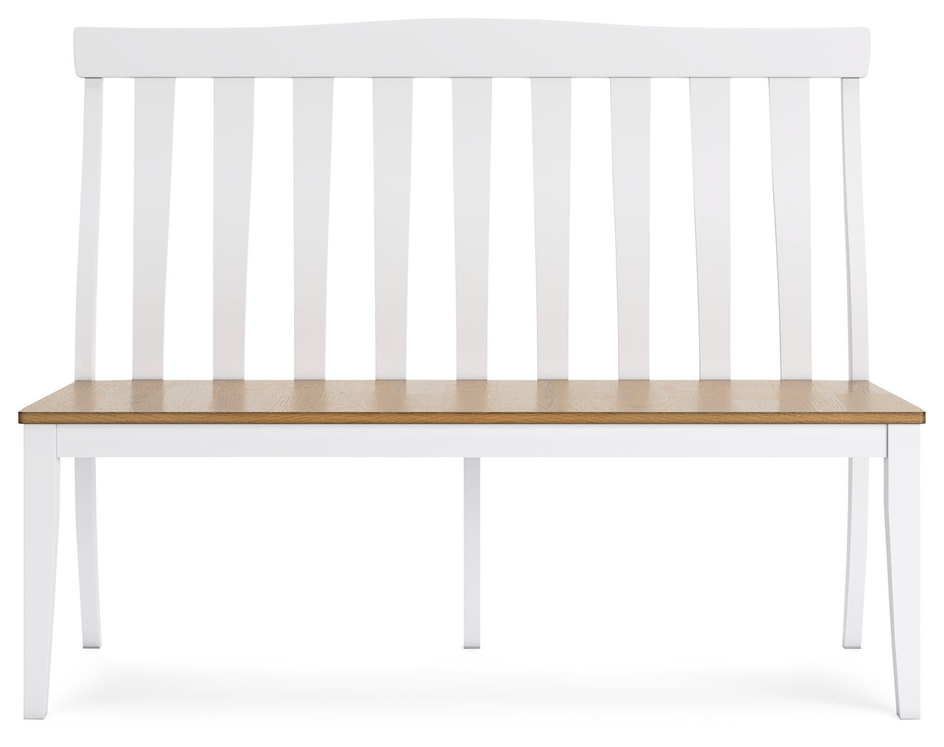 Ashbryn White/Natural Dining Double Chair (Online Special Price) - Ornate Home