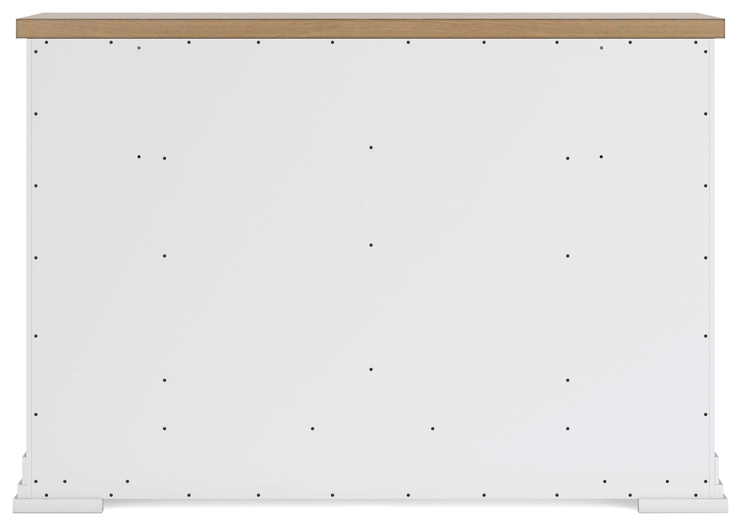 Ashbryn White/Natural Dresser w/ 10 Drawers - Ornate Home