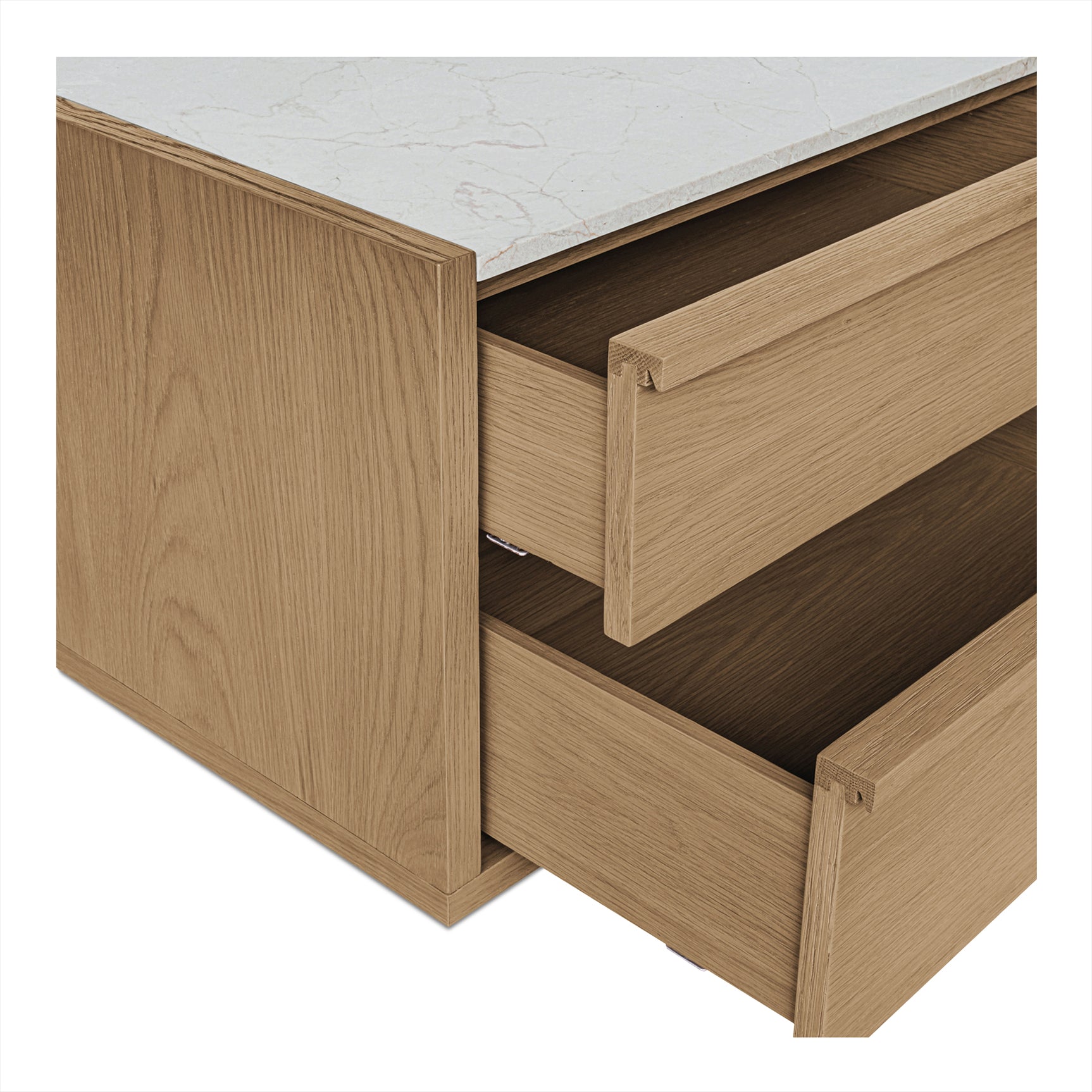 Ashcroft Oak Nightstand - Ornate Home