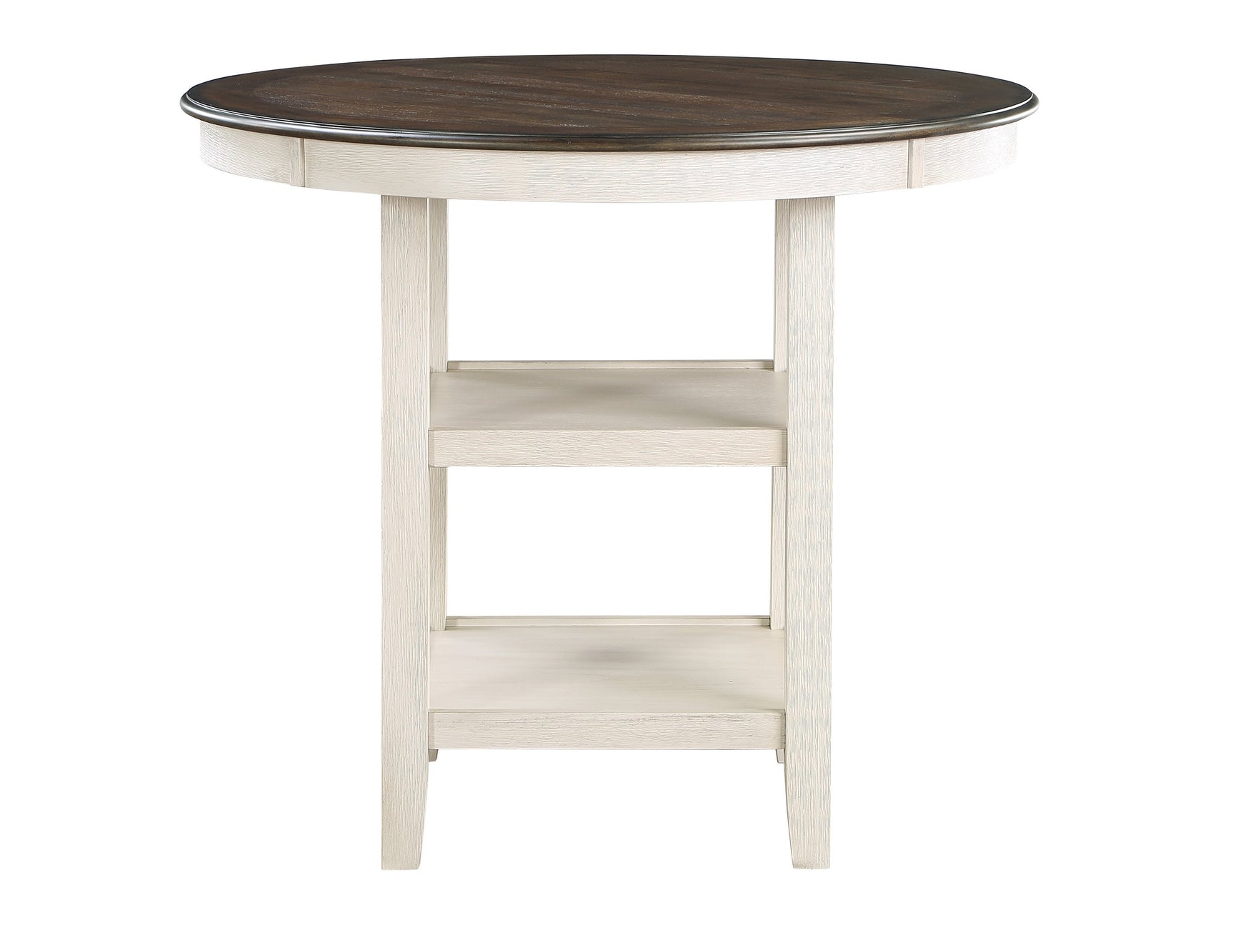 Asher Brown / Antique White Counter Height Table - Ornate Home