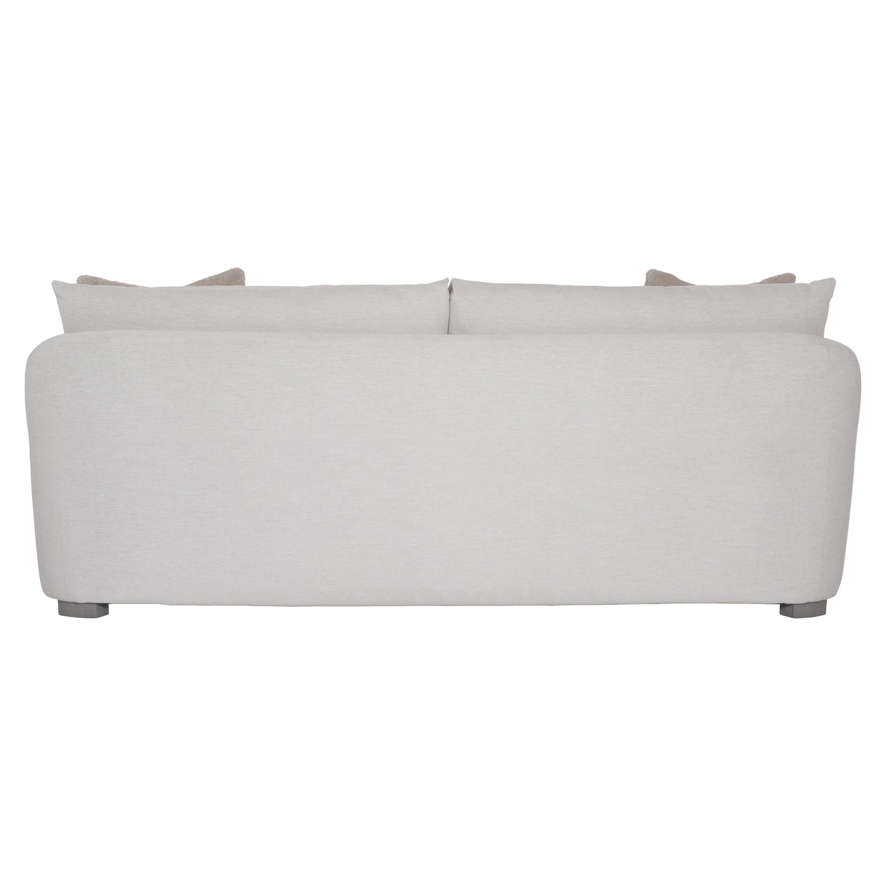Asher White/Cream Fabric Sofa - Ornate Home