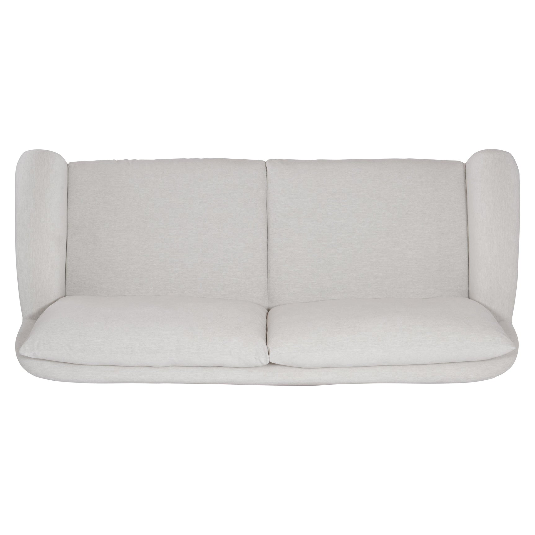 Asher White/Cream Fabric Sofa - Ornate Home
