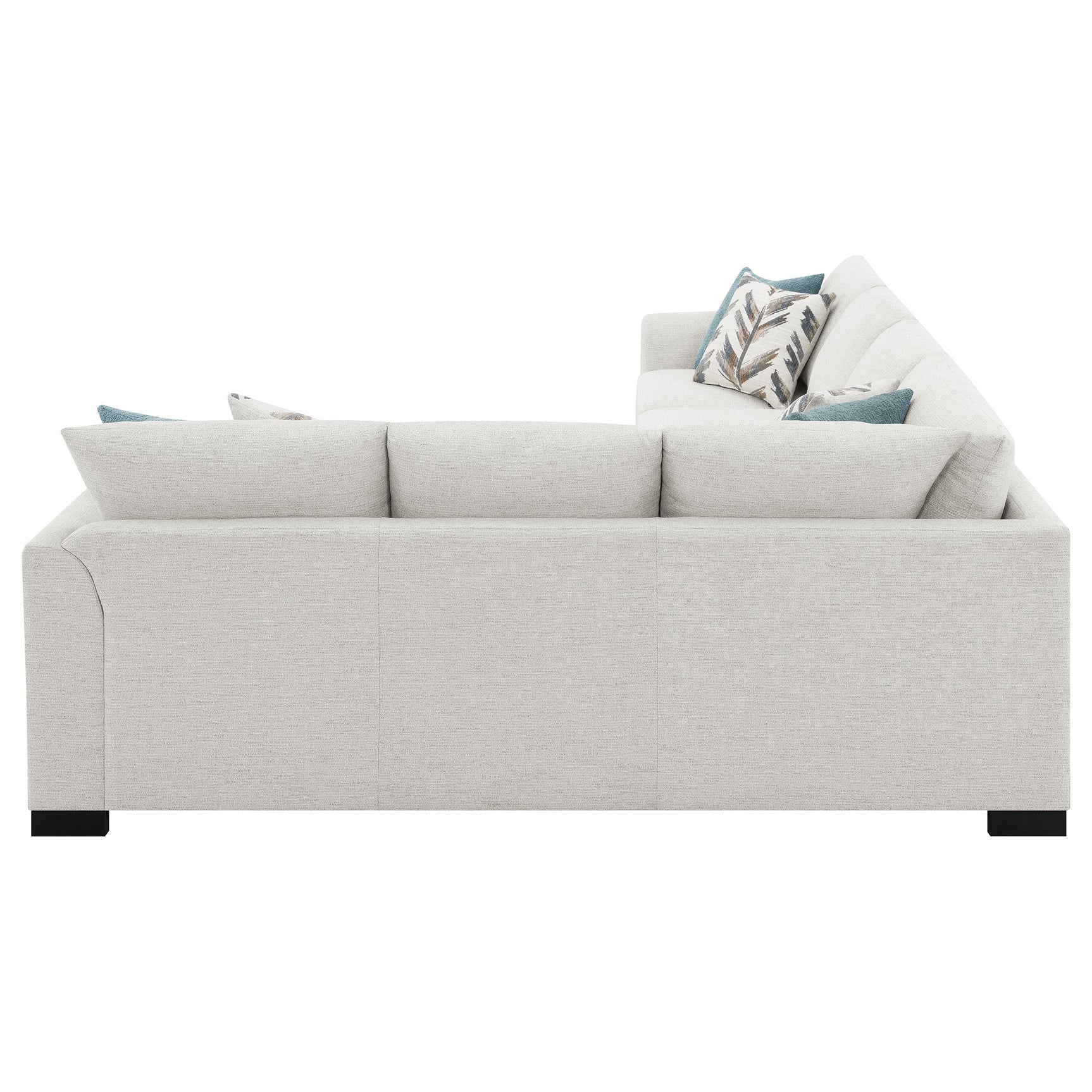 Ashford Greige Sleeper Sectional - Ornate Home