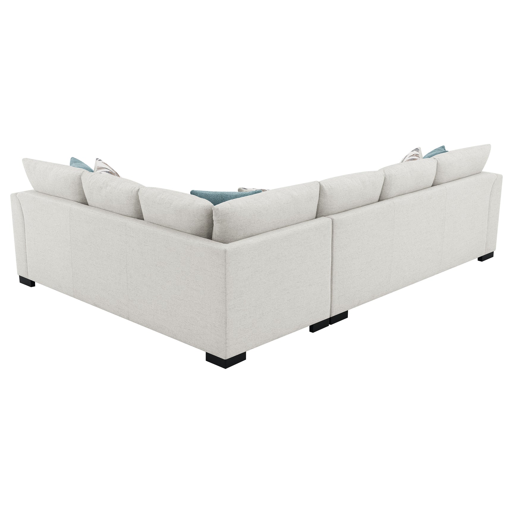 Ashford Greige Sleeper Sectional - Ornate Home