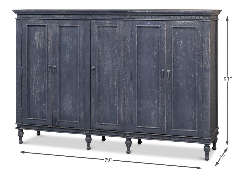 Ashlyn Blue Sideboard - Ornate Home