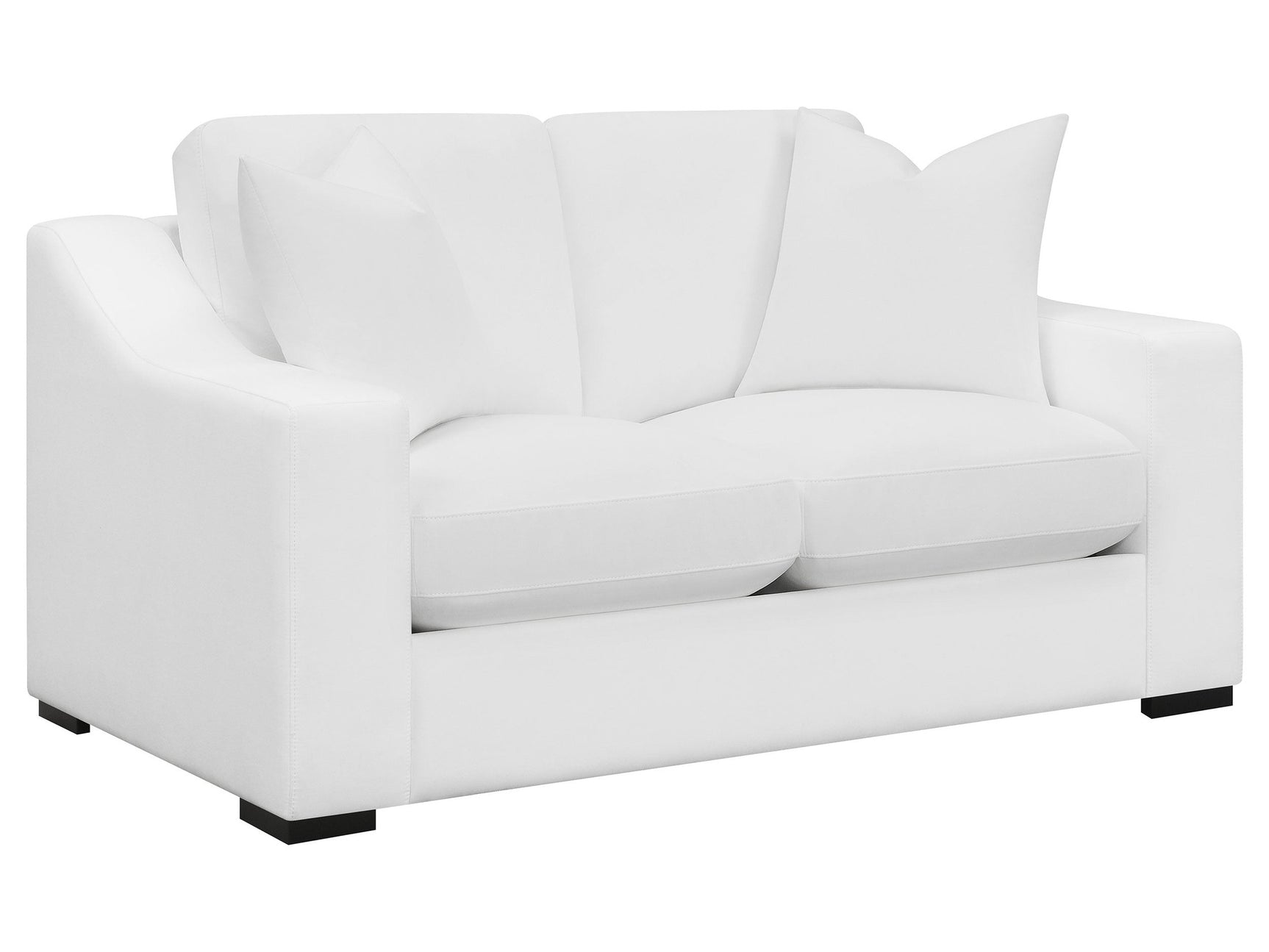 Ashlyn White Loveseat - Ornate Home
