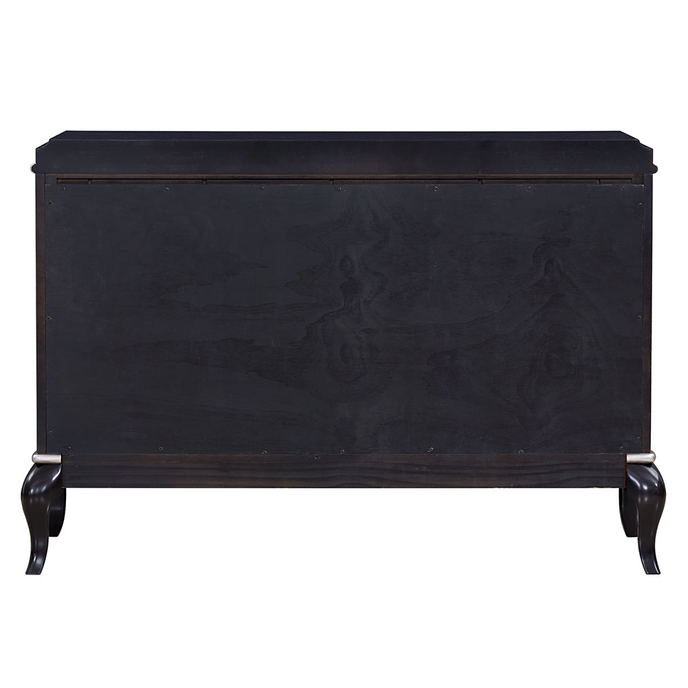 Ashor Black Console Cabinet - Ornate Home